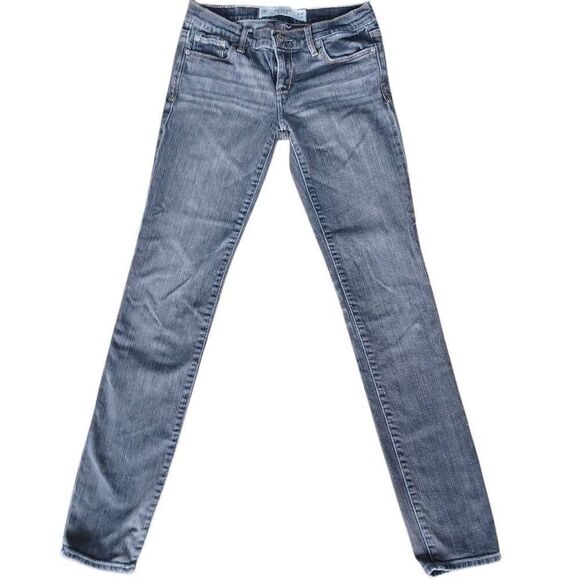 Abercrombie & Fitch W24 x L31 00R black jeans - Picture 1 of 3